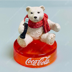 일본 고전 빈티지 레트로 소품 코카콜라 보틀캡 미니피규어 북극곰 백곰 카이요도
