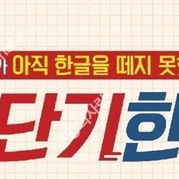 웅진 씽크빅 초단기한글 새 교재