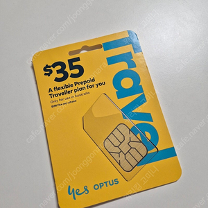 호주 optus 옵터스 유심 칩 60GB