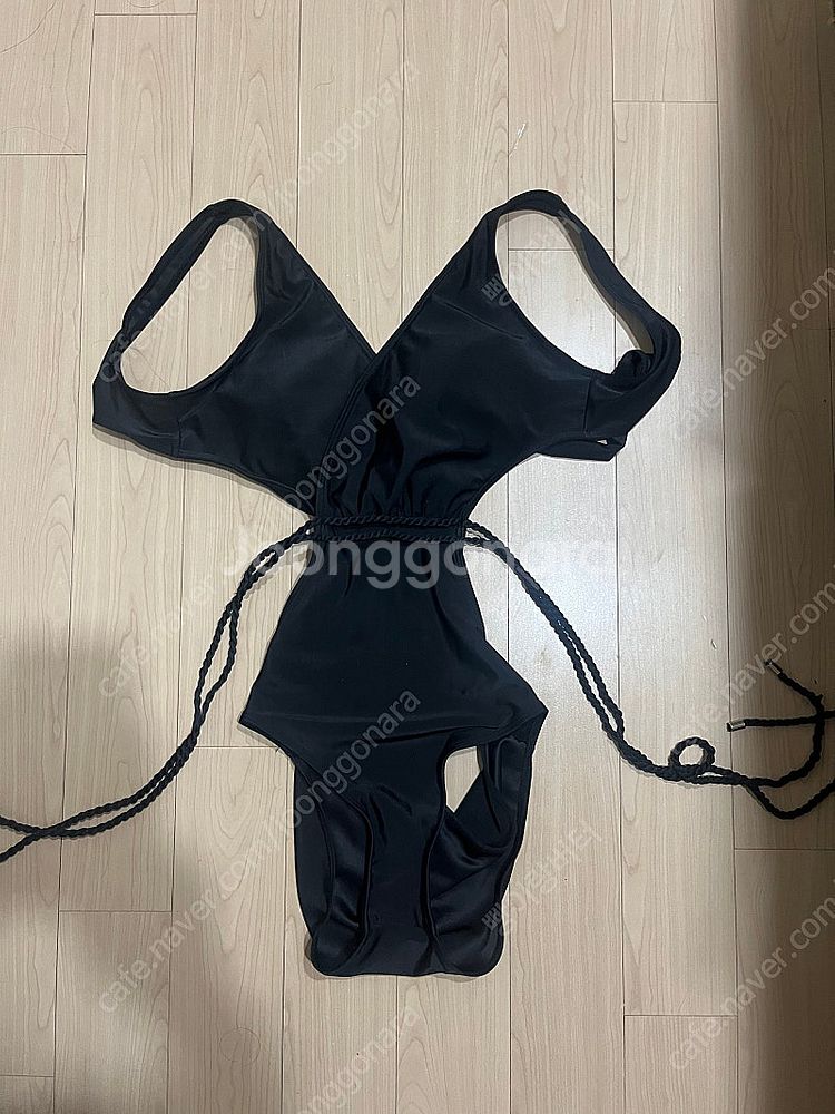 새상품) 가나다란 섹시 태슬 끈 옆트임 모노키니 수영복...--7