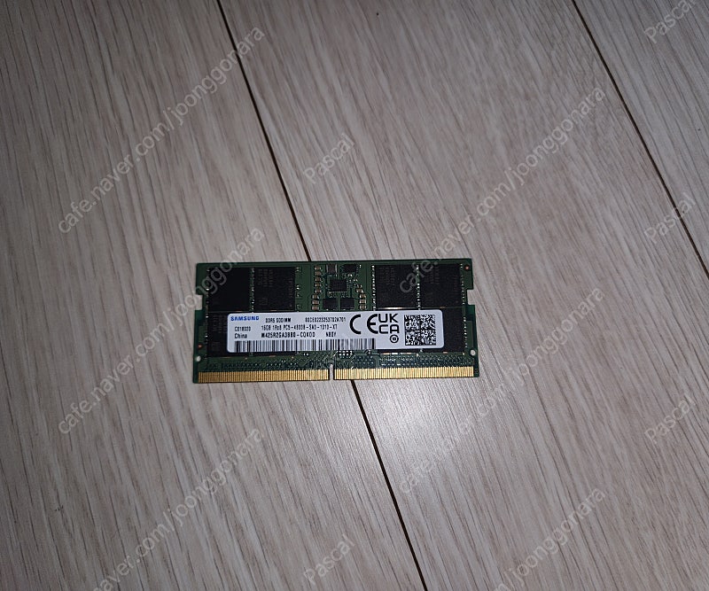 노트북용 삼성 DDR5 4800 16Gb 램 팝니다.