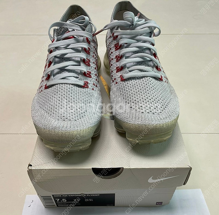 [ 255 ] 나이키 베이퍼맥스 og 플라이니트 흰빨--2
