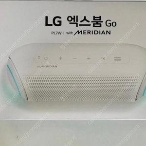 LG 블루투스 스피커 엑스붐Go pl7 화이트 165000원 (미개봉새제품) 팝니다 우퍼 베이스 진동감 중형 가게나 사무실 및 캠핑용