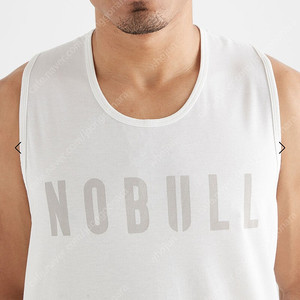 노불 탱크 Nobull Tank XL 화이트 민소매