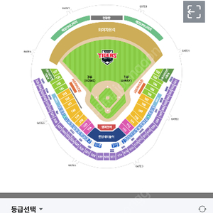 8/6(화) 기아 vs kt 3루 k8 122구역 통로 2연석