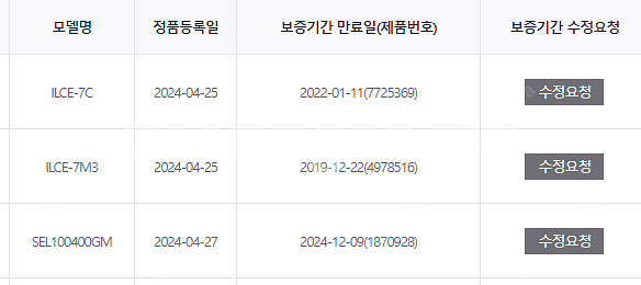 소니 100400GM 보증O 풀박스O 판매합니다.--3