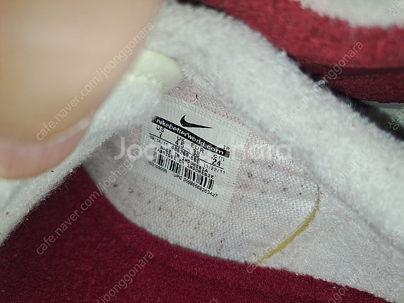 <240mm/18,000원/무료배송> 나이키 블레이저 레드--5