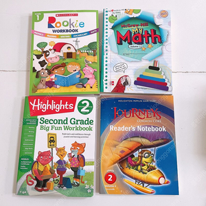 Scholastic / Mcgraw / Highlights / Journeys 영어 교재 4권 팝니다.