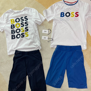 보스 키즈 휴고보스 키즈 BOSS boys 반팔티 반바지 상하세트 12y 2벌_택포 3만원