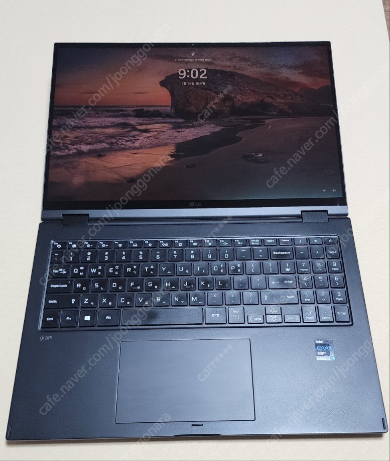 [ LG그램 16T90P-OA70K ] 16인치, 터치화면, i7, 16G RAM, 512G SSD, OS포함 S급 팝니다