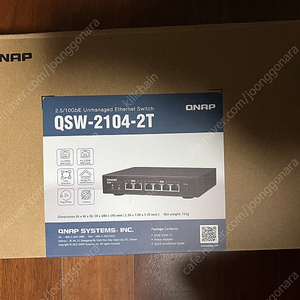 QNAP QSW-2104-2T 10기가 허브