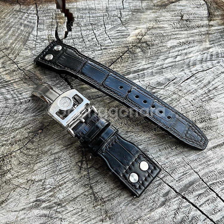 iwc 빅파일럿46 엘리(블랙)스트랩- 시온스트랩--4