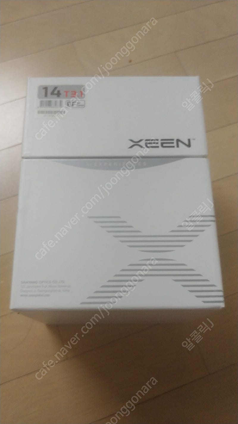 삼양 xeen렌즈 14mm T3.1 EF마운트렌즈 미개봉 신품 판매합니다