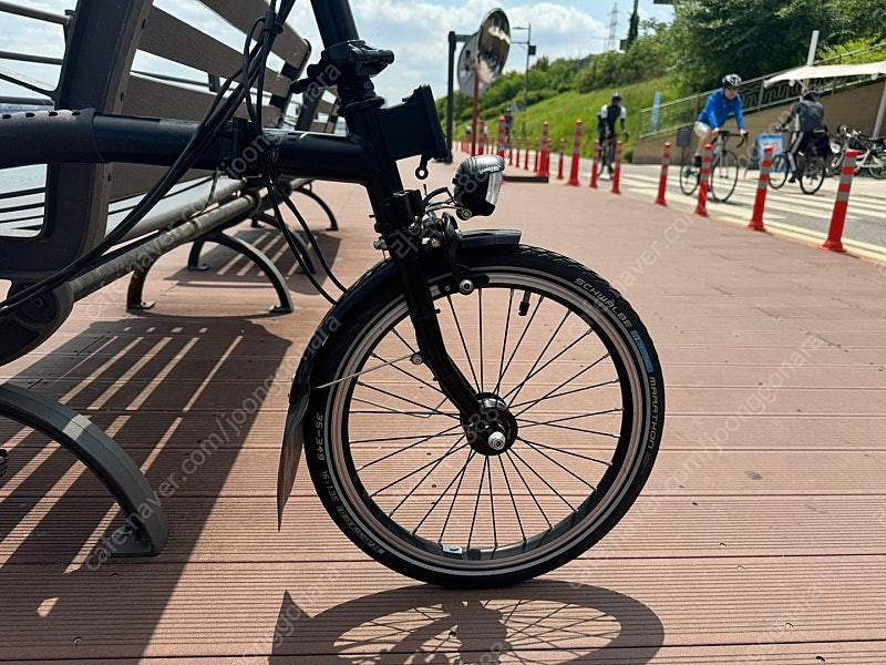 2017 브롬톤 M6R 블랙에디션 허브다이나모 올블랙--2