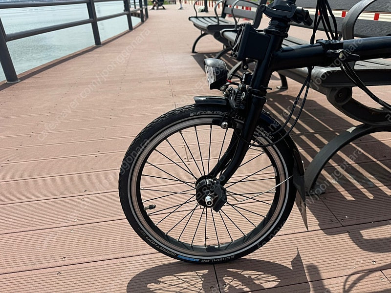 2017 브롬톤 M6R 블랙에디션 허브다이나모 올블랙--4