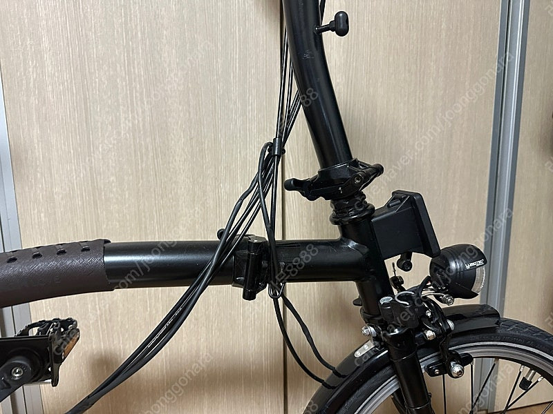 2017 브롬톤 M6R 블랙에디션 허브다이나모 올블랙--8