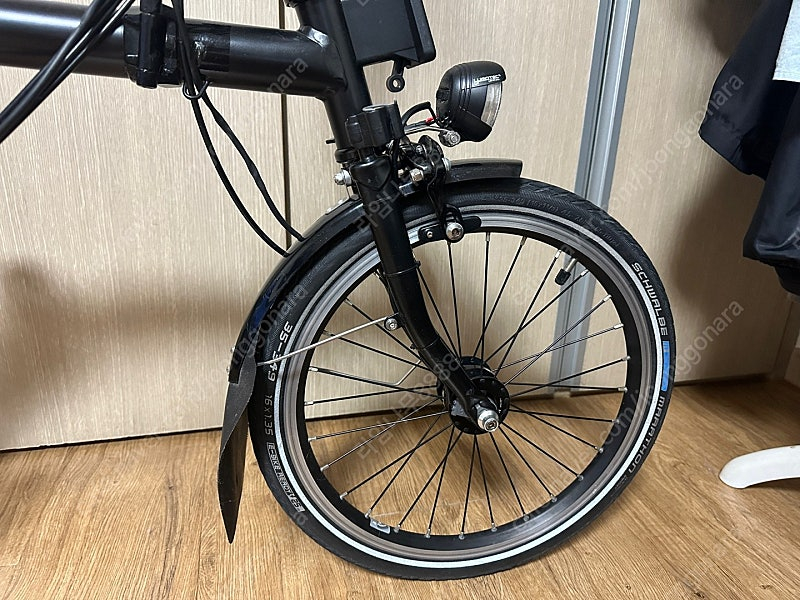 2017 브롬톤 M6R 블랙에디션 허브다이나모 올블랙--9