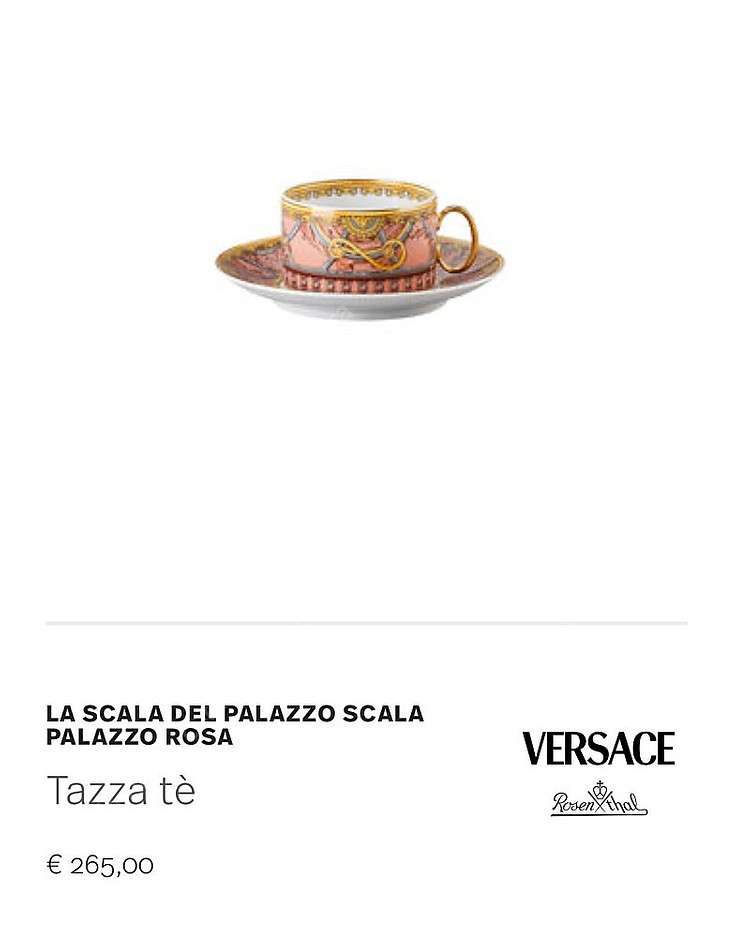 베르사체 LA SCALA DEL PALLAZZO ROS...--3
