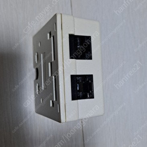 RJ45 벽 커넥터 접합 어댑터 2 포트 (2PORT UTP) 9개 팝니다