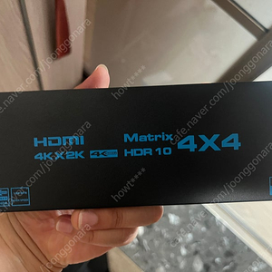 HDMI 매트릭스 4x4 분배기 선택기 matrix 스위치 4k EDID HDR10 미사용 신품