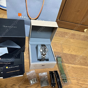 해밀턴 카키필드 검판 38mm H70455133 풀박스