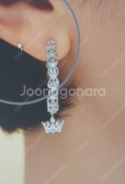 제이에스티나 티아라 링 귀걸이 팝니다. **--2