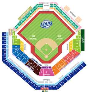 8월3일 토요일 삼성라이온즈 vs ssg랜더스 2연석