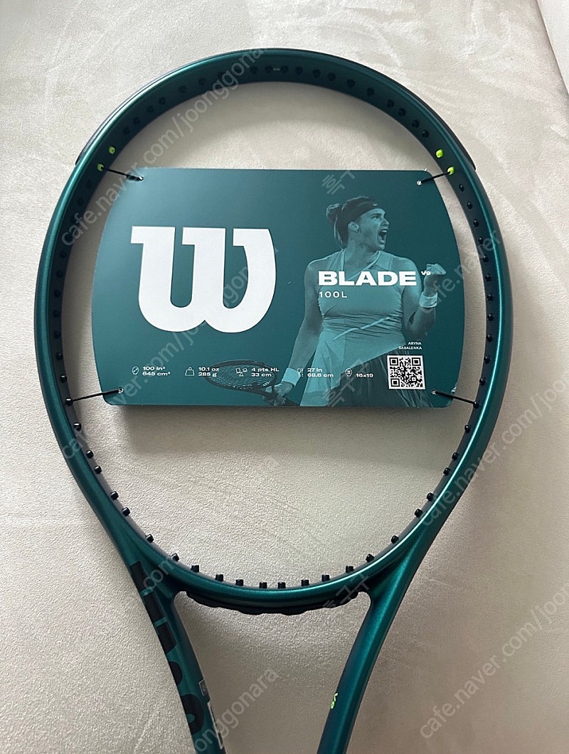 윌슨 블레이드 100L 285g 테니스라켓 새상품 판매