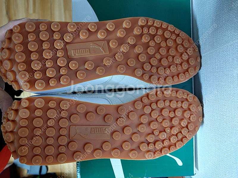 푸마 아미 트레이너 275mm(새상품, 화이트 그레이)--8