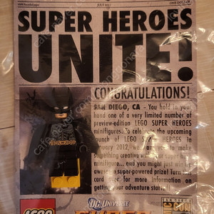 레고 한정판 배트맨 미니피규어 SH002 Comic-Con 2011 Exclusive 새제품을 890,000원에 판매합니다.