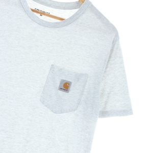 (M) 칼하트 반팔 티셔츠 백멜란지 면 아메카지 한정판