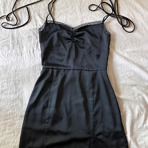 페인오어플레져 슬립원피스 2WAY SLIP MINI ONEPIECE black (S사이즈) 판매합니다.