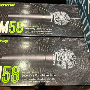 Shure SM58 삼아 정품 팝니다.