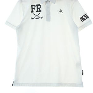 (XL) 르꼬끄 반팔 카라 티셔츠 화이트 골프 기능성 한정판