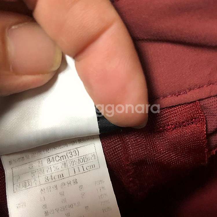 판매 블랙야크 남성 여름 바지 33인치--3