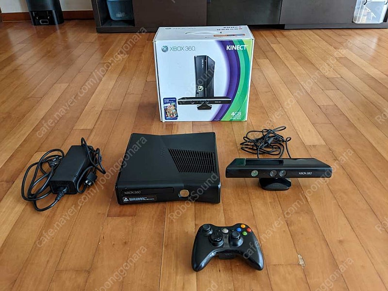 Xbox 360 키넥트 버전 + 게임 5개 일괄판매