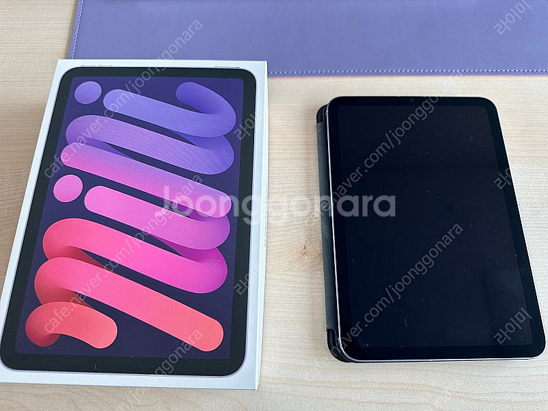 아이패드 미니6 64GB 셀룰러 모델 퍼플색상 팝니다.--0