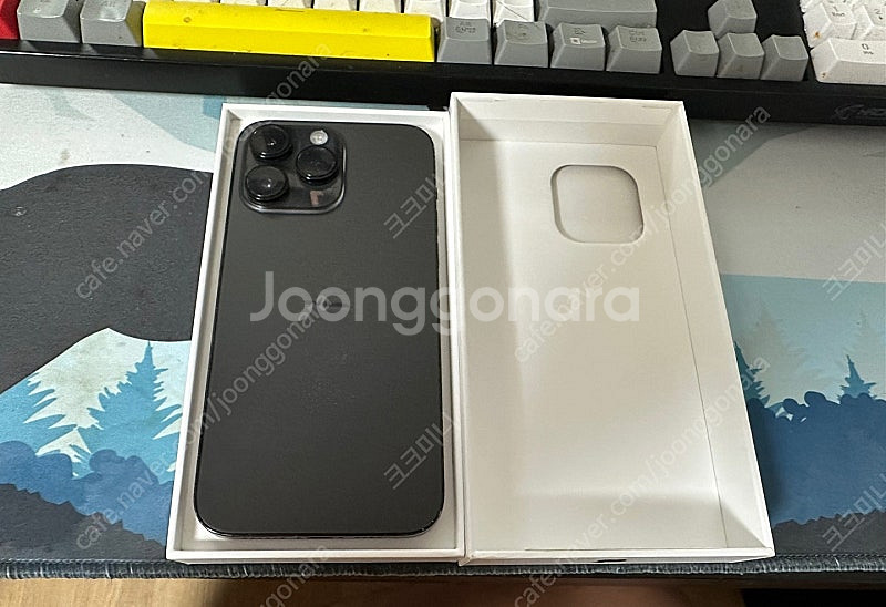 아이폰 14프로맥스 자급제 애케플 128gb 블랙 판매...--1