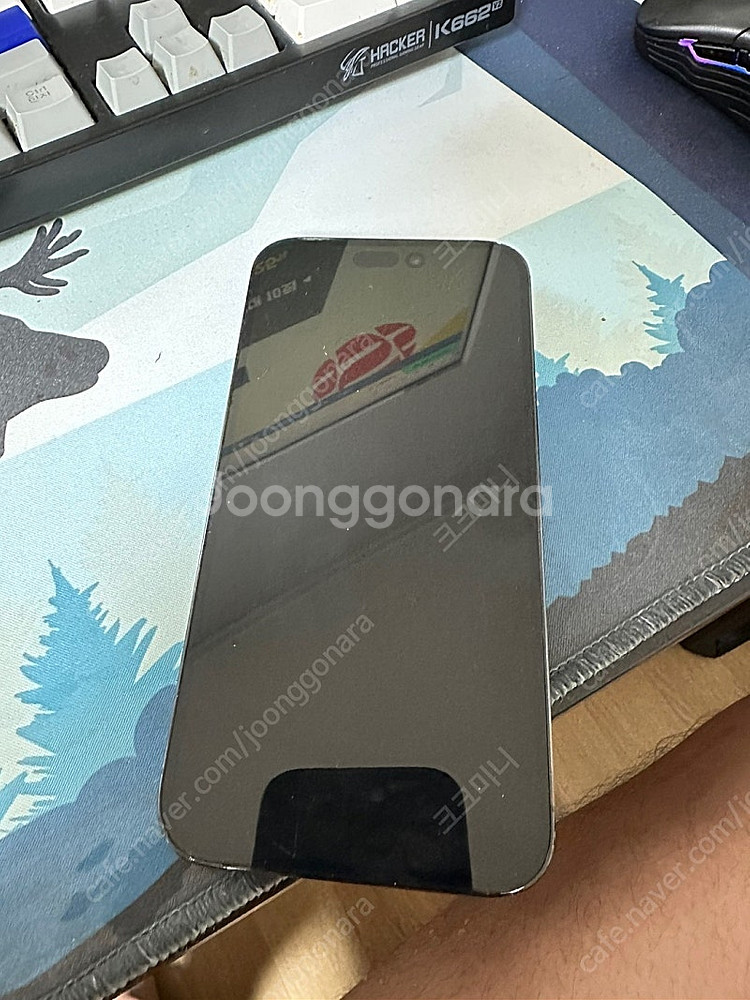 아이폰 14프로맥스 자급제 애케플 128gb 블랙 판매...--8