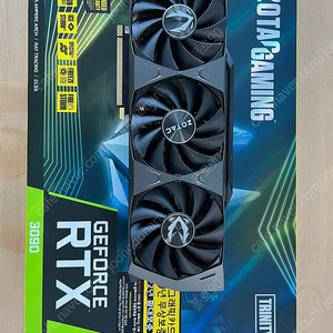 ZOTAC GAMING Geforce RTX 3090 그래픽카드 Trinity D6X 24GB