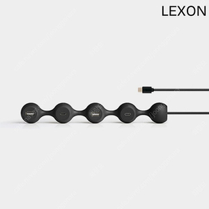 새상품) 렉슨 lexon PEAS HUB-C 블랙