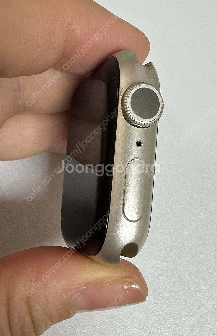 애플워치 7 gps 스타라이트 41mm 배터리 97% ...--1