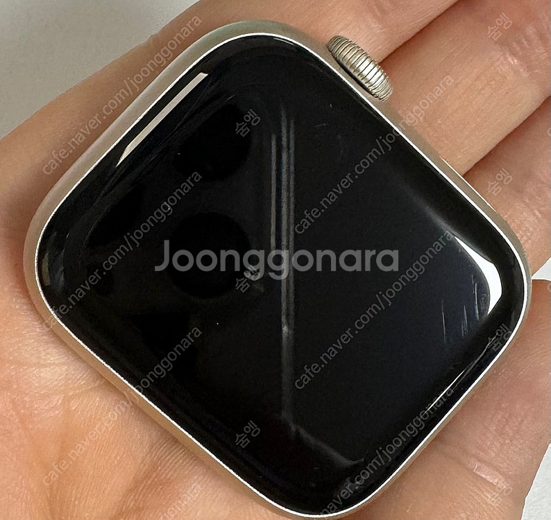 애플워치 7 gps 스타라이트 41mm 배터리 97% ...--2