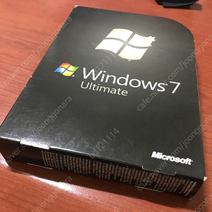 윈도우7 Win 얼티미트 Ultimate K 패키지 처음사용자용 미개봉 제품입니다