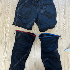 앤드원더 2way pants M