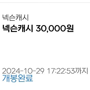 넥슨 캐시 3만원