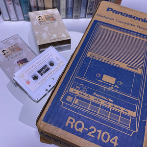 -새상품-아날로그 1980‘S~카세트플레이어 파나소닉(Panasonic) 빈티지 카세트레코더