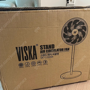 비스카 선풍기 viska 스탠드 에어 써큘팬 VK-C220SR 새상품