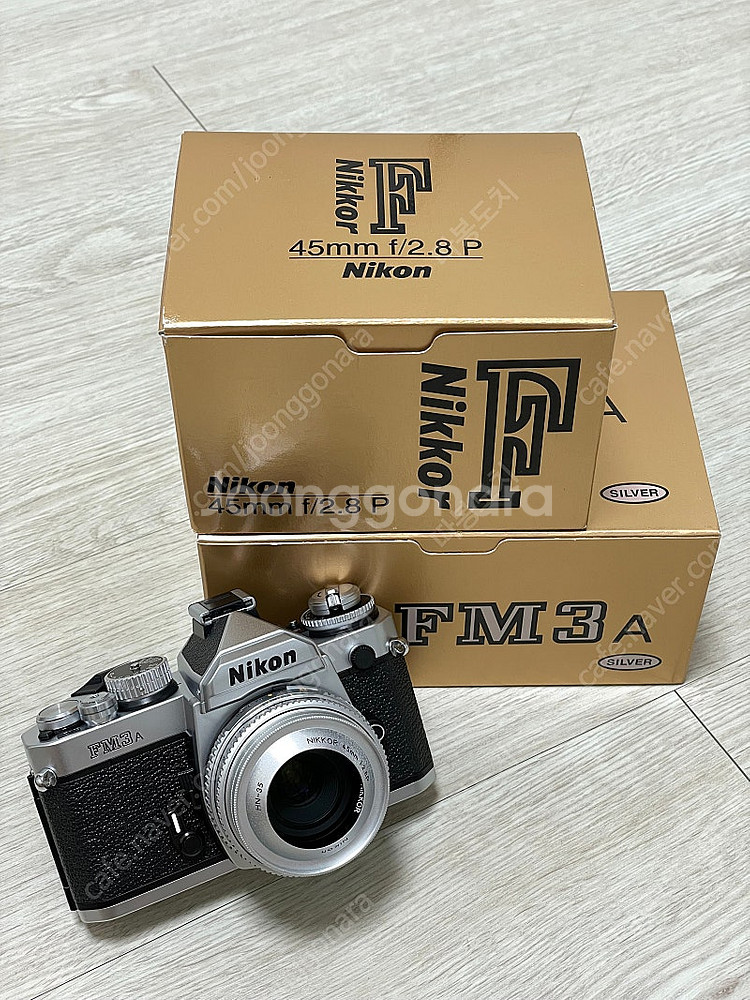 니콘 FM3A 실버 최후기시리얼 / 45mm 2.8P ...--0