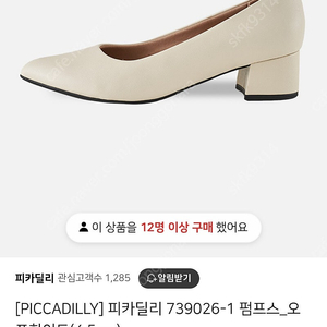 피카딜리 739026-1 펌프스 오프화이트(4.5)cm 245